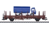 Märklin 45059 - H0 - Rungenwagen THW Transport, Ep. IV